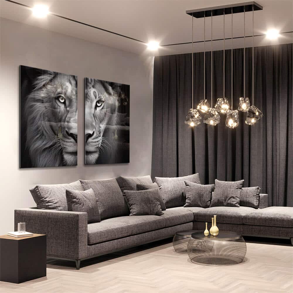 Bundle: "Lion & Lioness II" (2x) – Verre