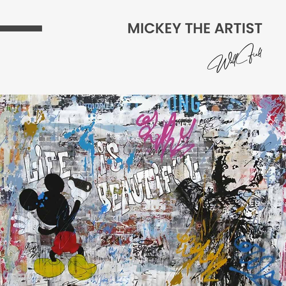 Mickey the Artist - Verre