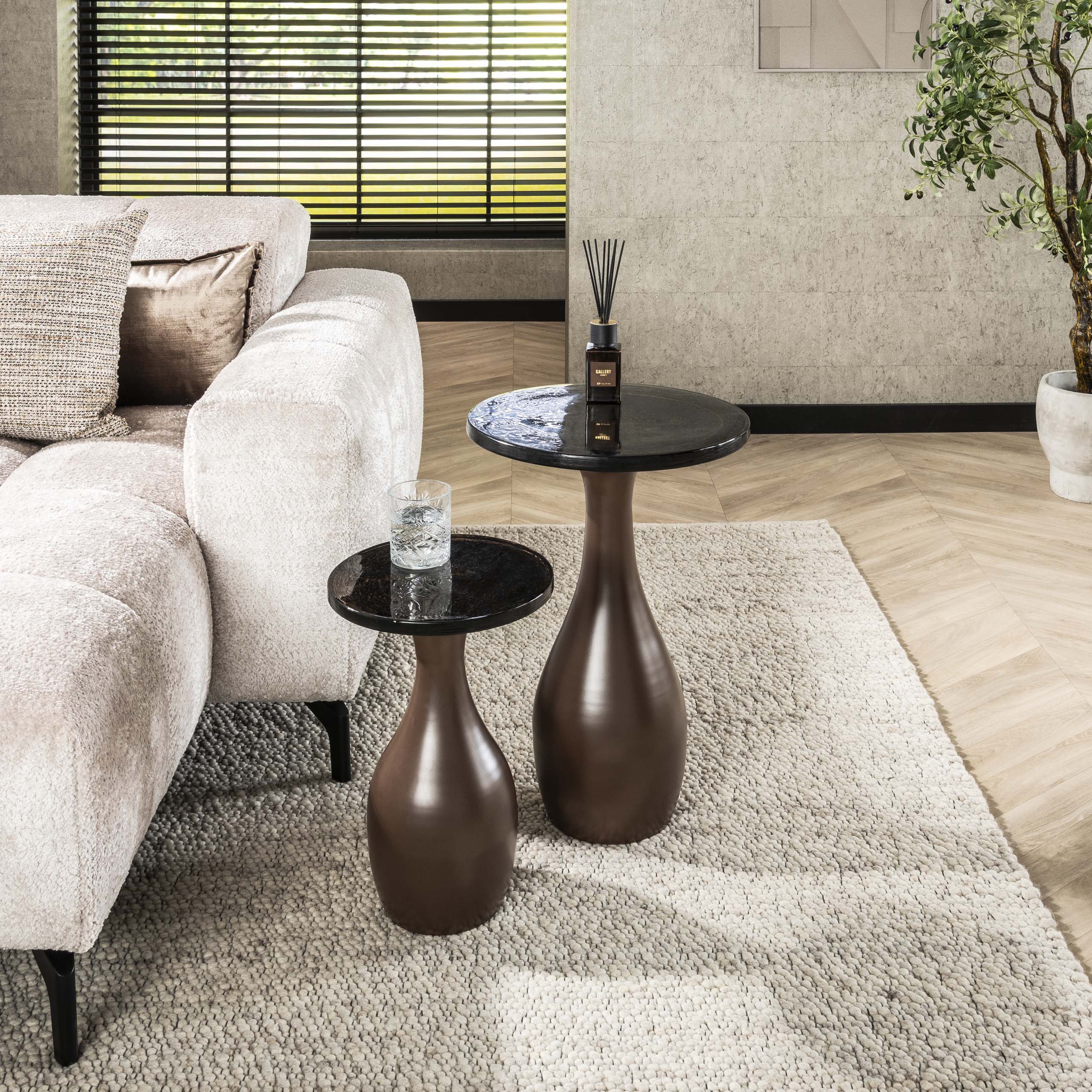 Table d'appoint Eclipse Drop M - Cuivre antique