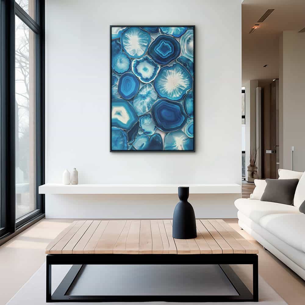 "Blue Stones Poster"