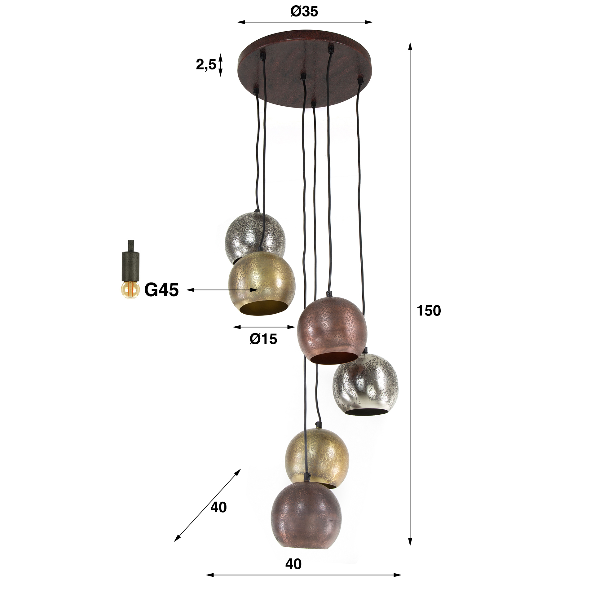 Mélange de couleurs nickel mat