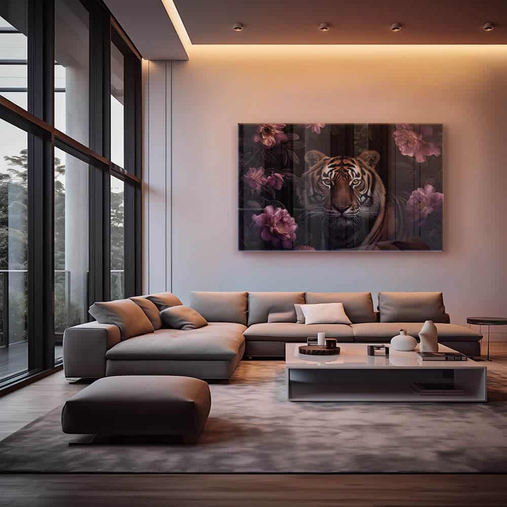 Flower Tiger – Verre
