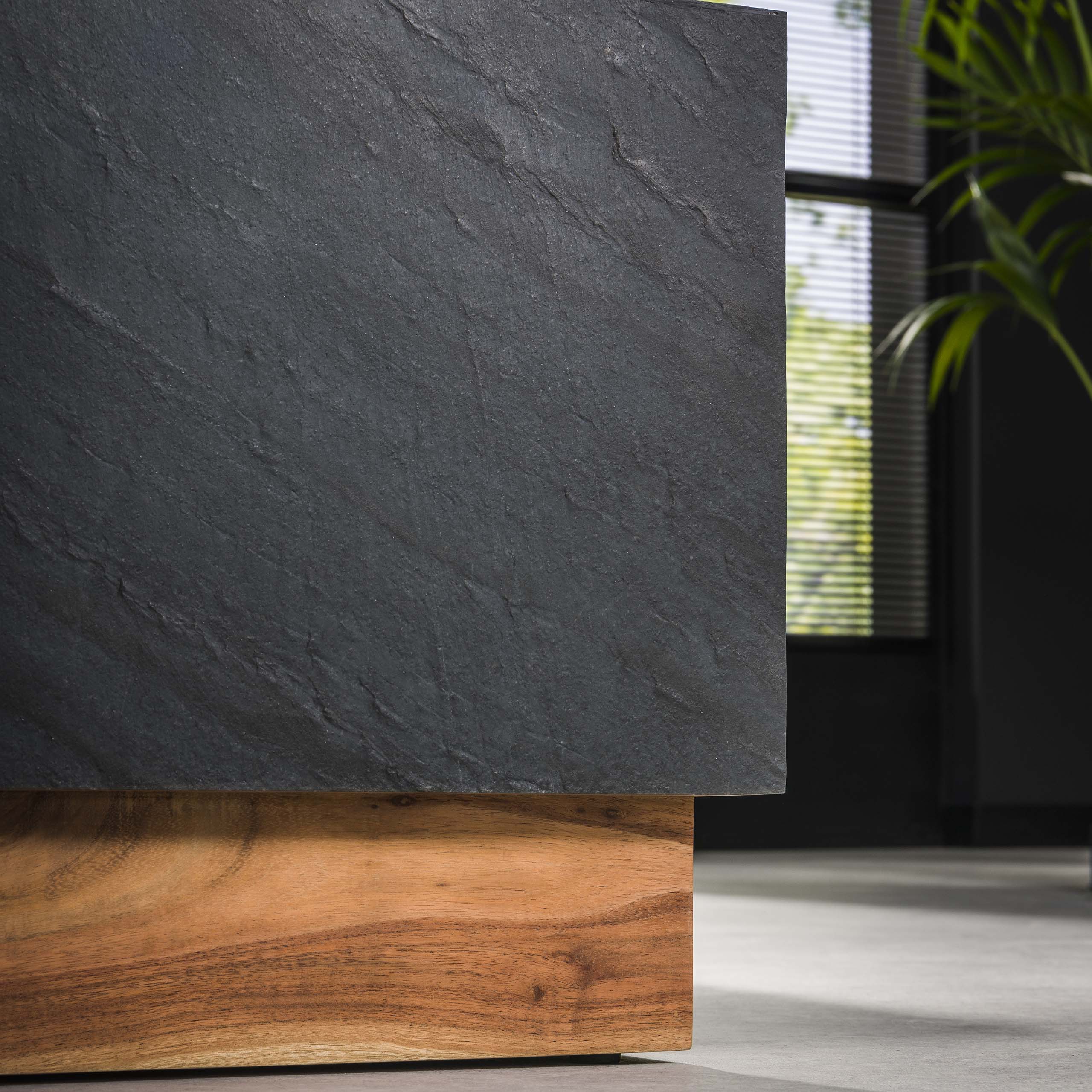 Table basse Blox Slate lot de 2 - Ardoise