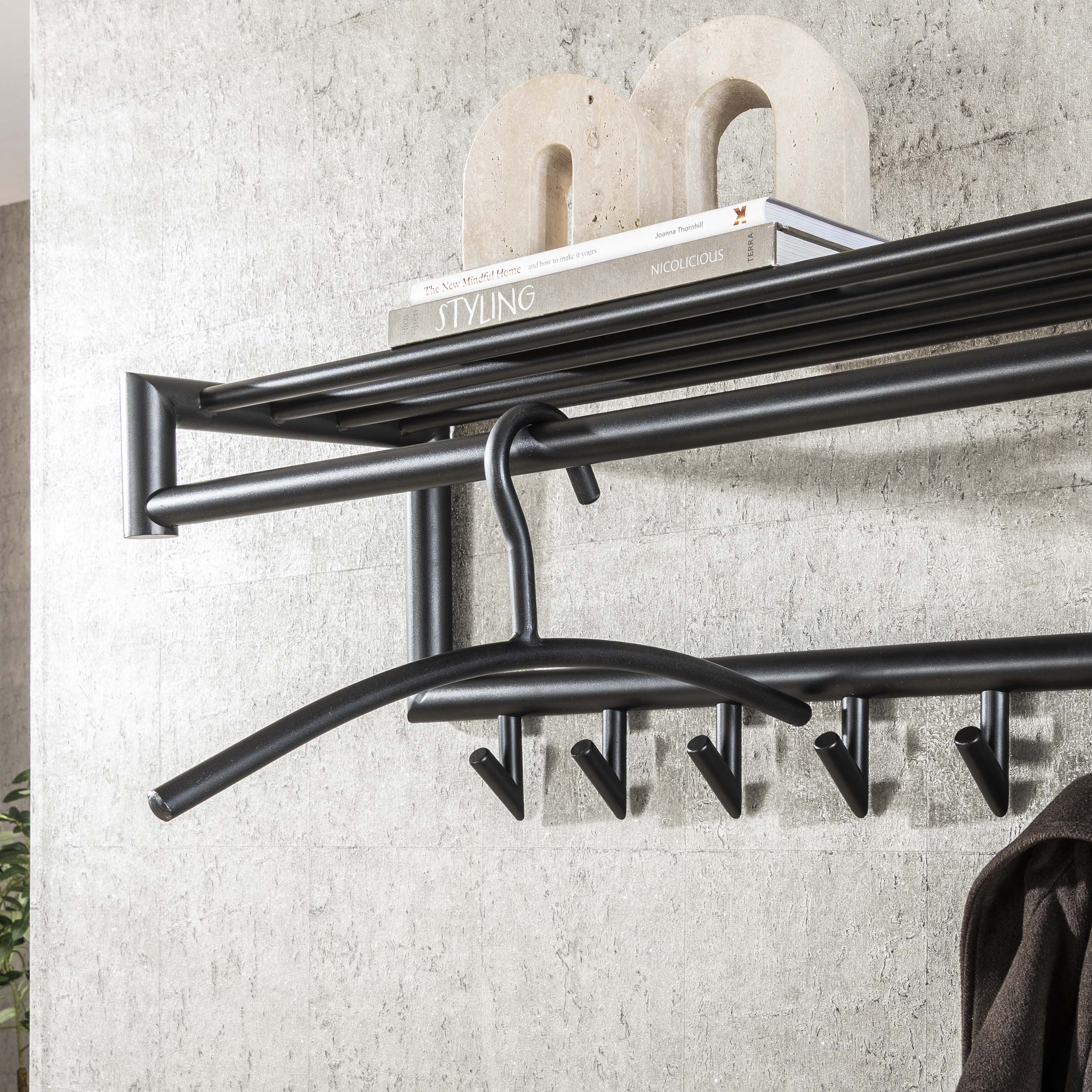 Cintre Tubra - emballé par 6 - Gunmetal