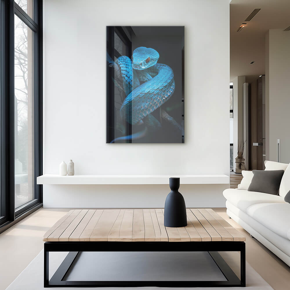 Sapphire Snake – Verre