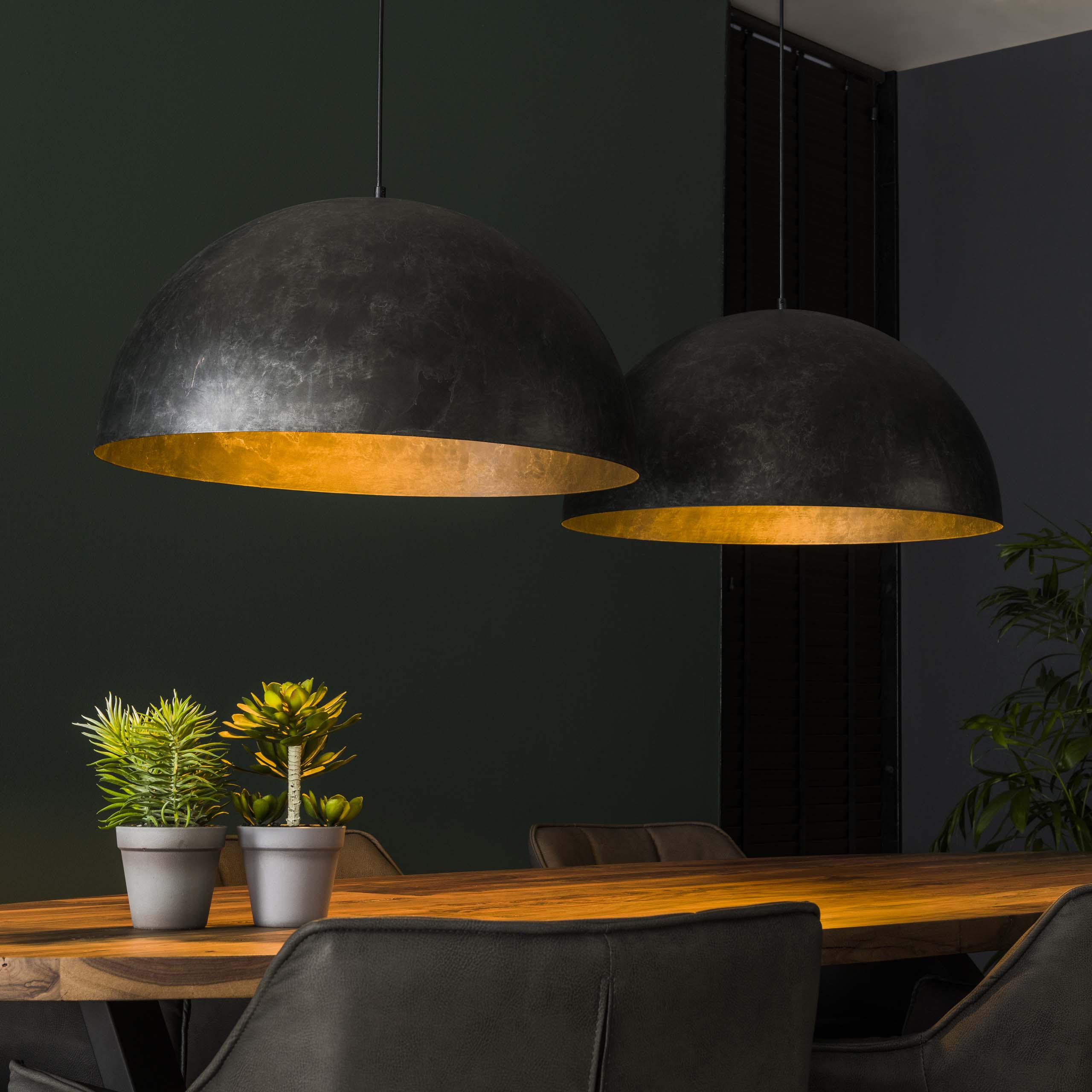 Lampe suspendue 2L Renflement