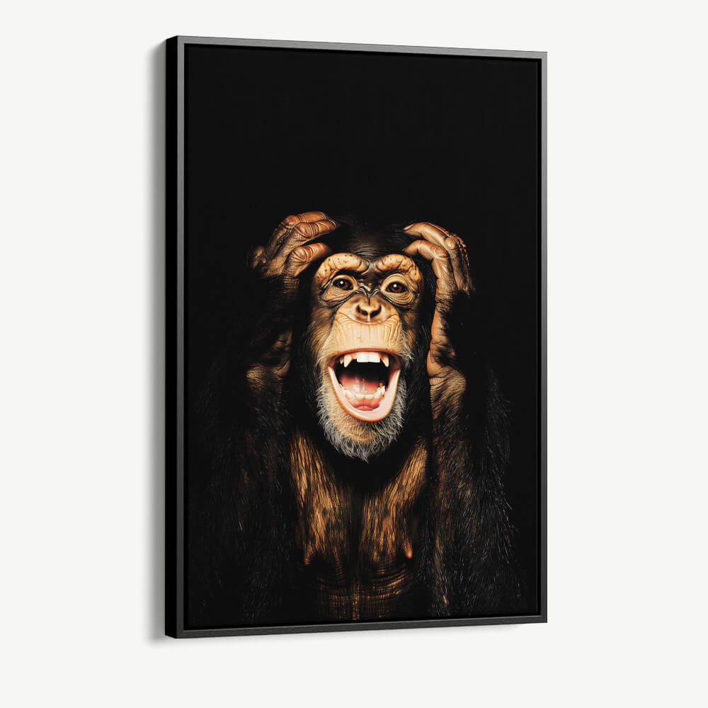 "Dark Monkey Hear no Evil"