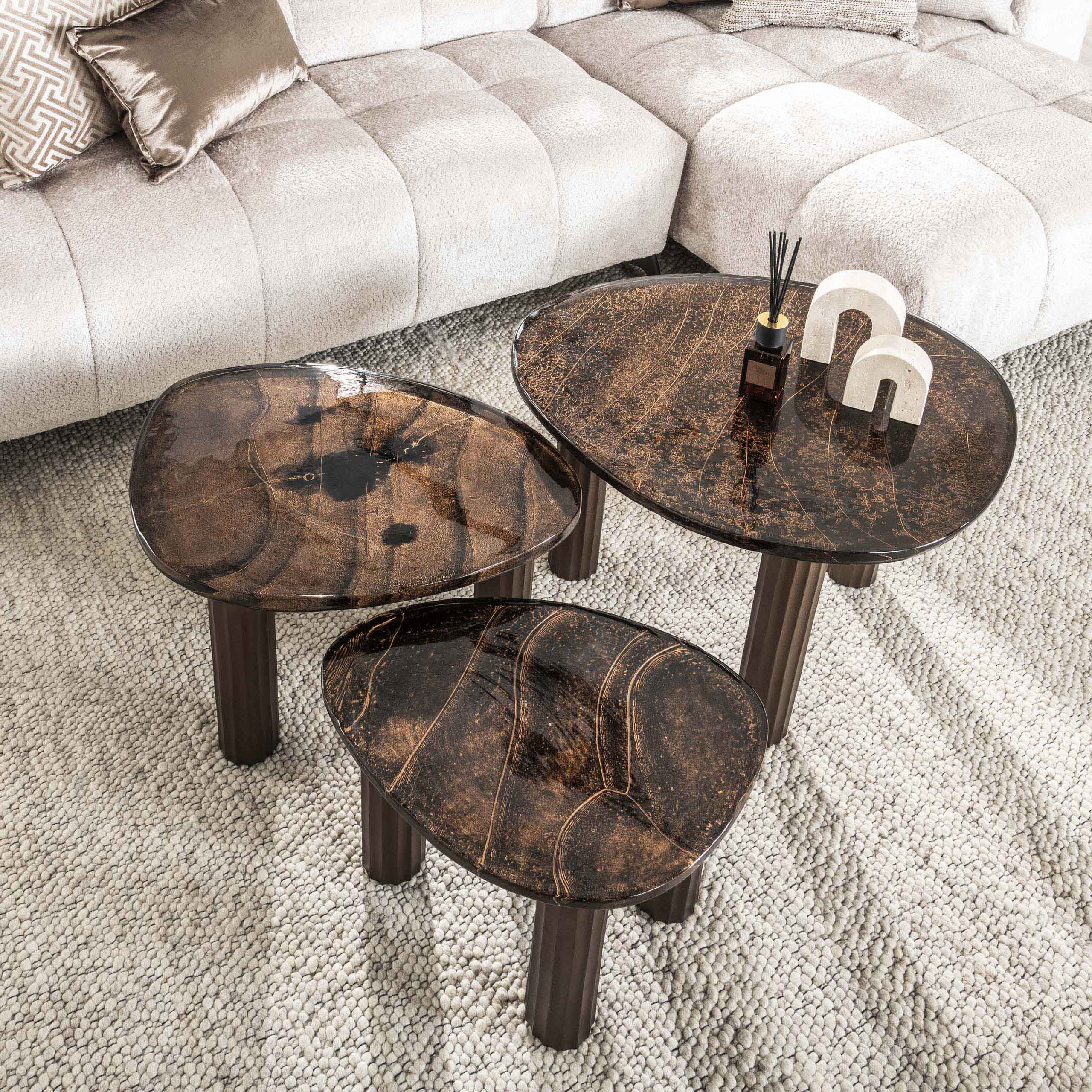 Table basse Eclipse S - Cuivre antique