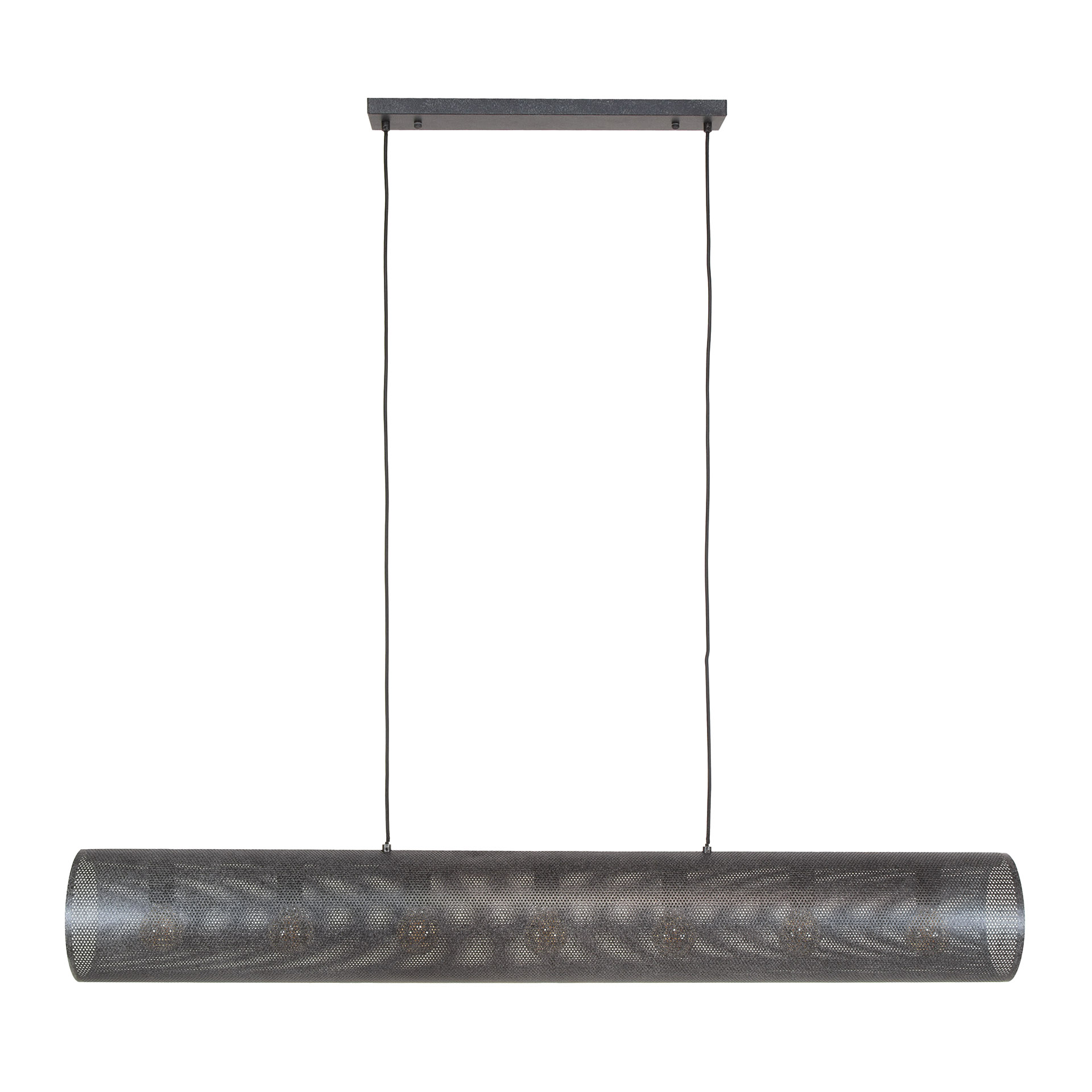 Lampe suspendue Tubon Mesh 7 lumières Artic noir
