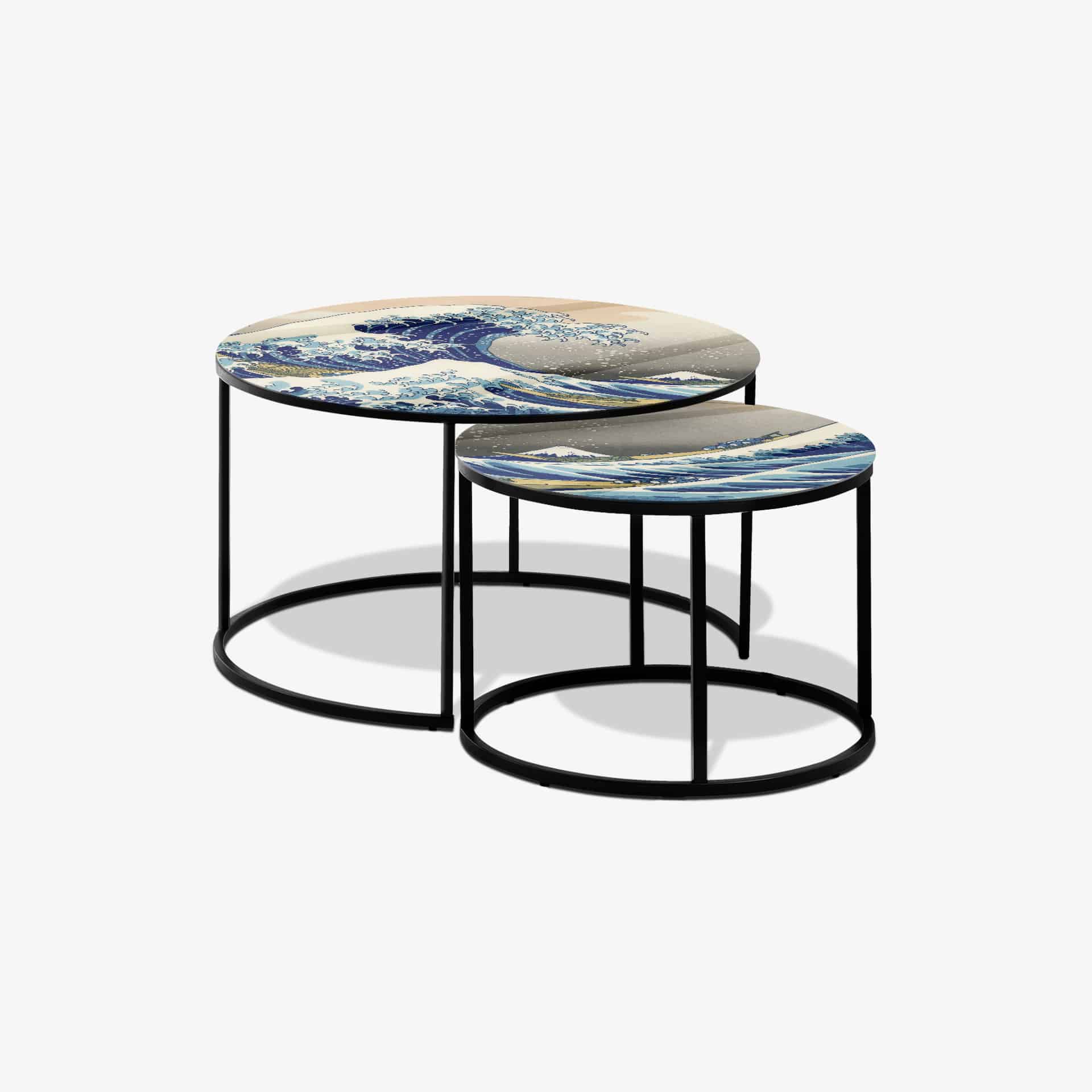 Table basse Noir - Great Wave