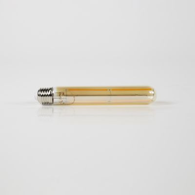 Source lumineuse LED [T32-L185] tube à filament 18,5 cm - E27 4W 2100K 280lm dimmable / Verre ambré